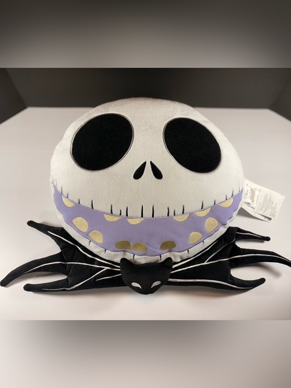 Disney Store Jack Skellington Nightmare Before Christmas Plush Pillow NWT
